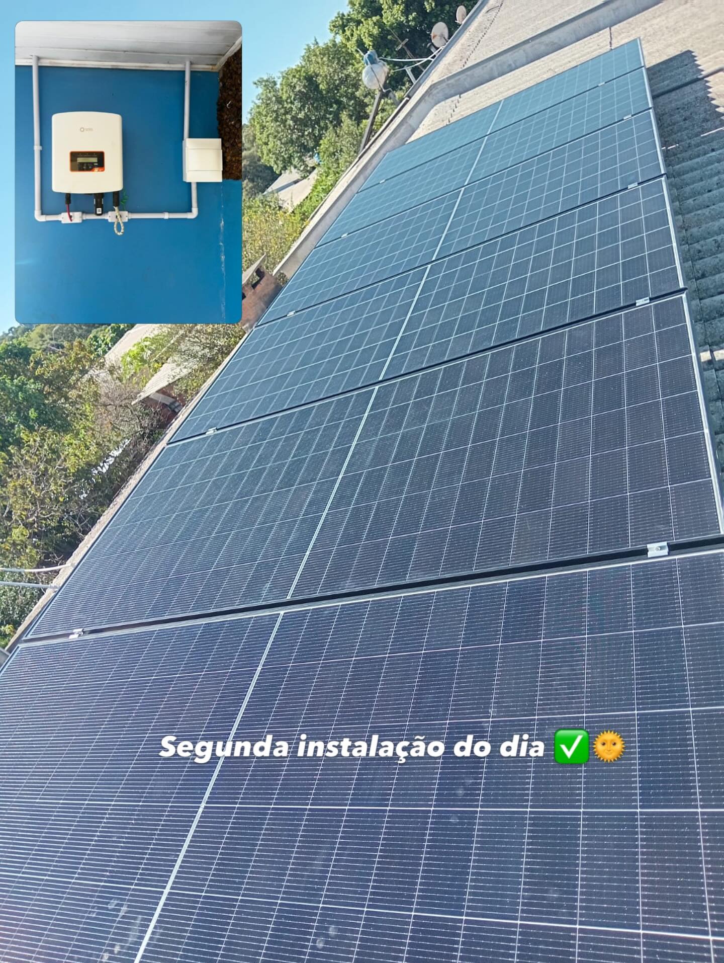 Segunda instalação do dia